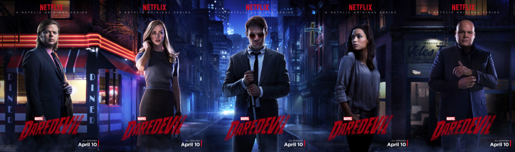 Marvels Daredevil Character posters