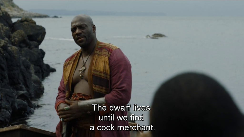 game of thrones episode 6 tyrion and the cock merchant