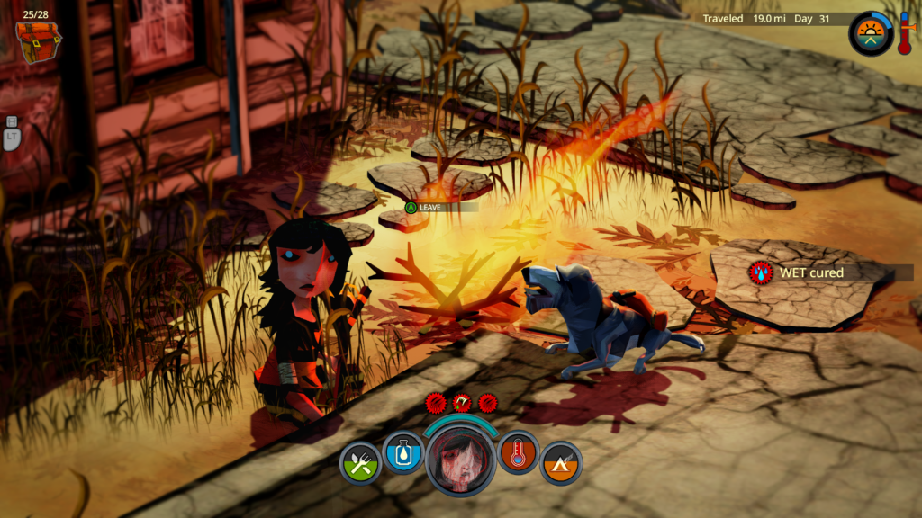 flame in the flood