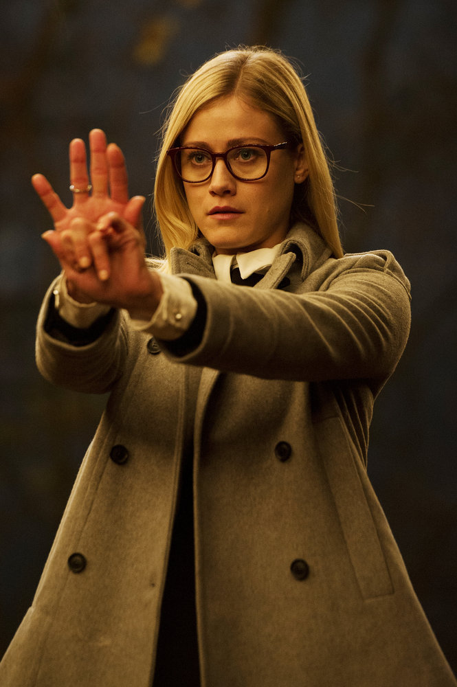 THE MAGICIANS -- "Remedial Battle Magic" Episode 111 -- Pictured: Olivia Taylor Dudley as Alice -- (Photo by: Carole Segal/Syfy)