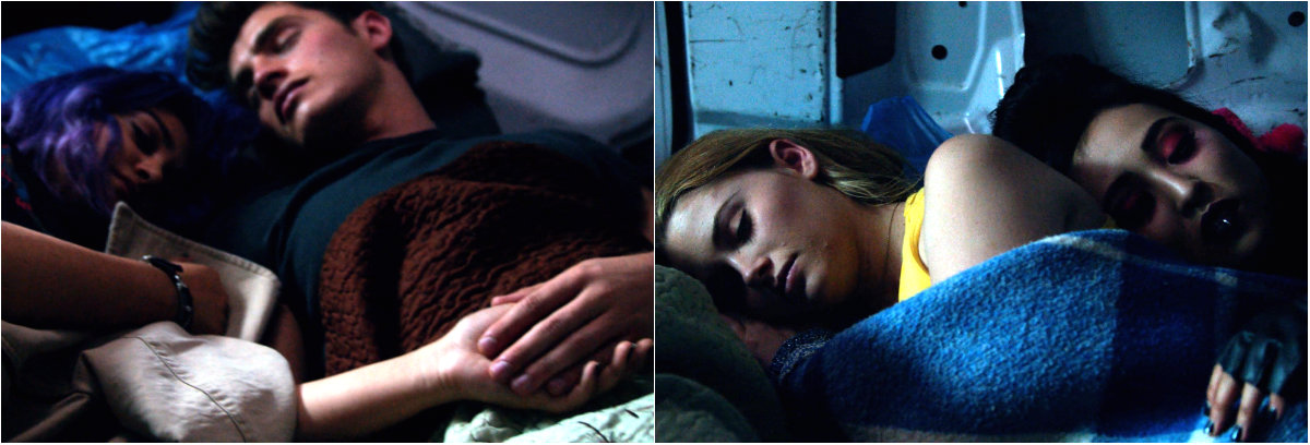 Gert and Chase wake up holding hands. Nico and Karolina wake up spooning