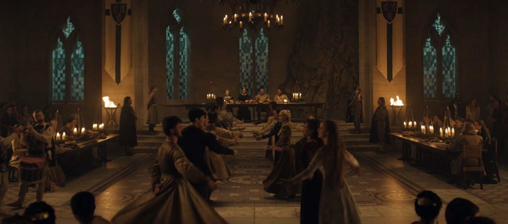 A royal dance in Cintra. Netflix's The Witcher.