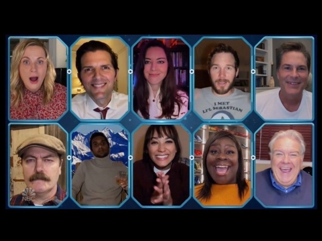 Cast of the Parks and Recreation Special
