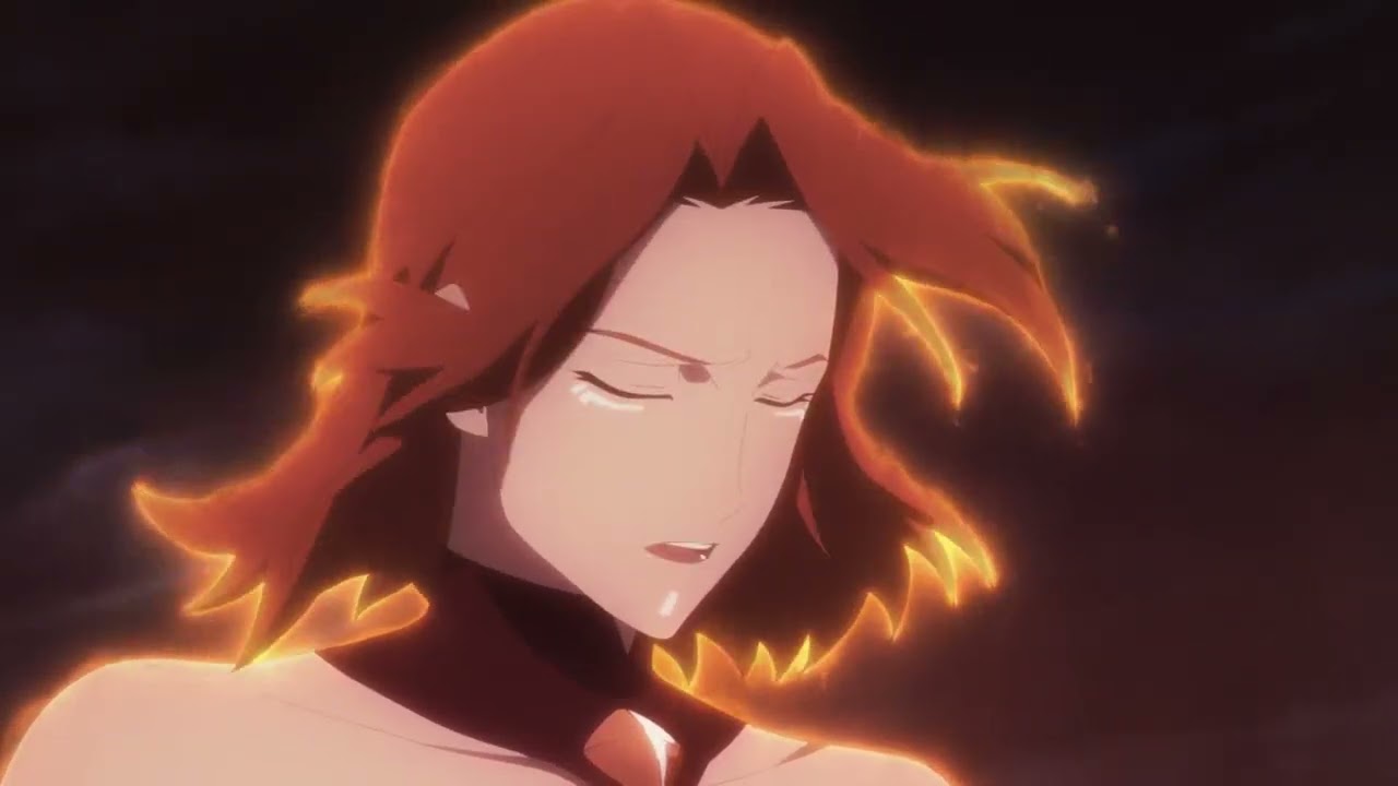 lina sighs while her fiery aura glistens in dota dragon's blood.
