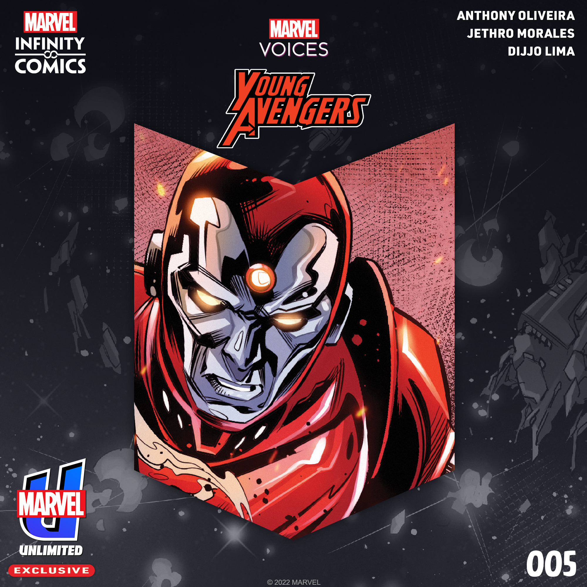 Iron Lad on the cover of Marvel Voices: Young Avengers #5