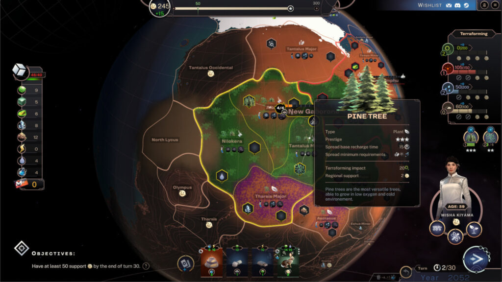 Martian world map - Terraformers