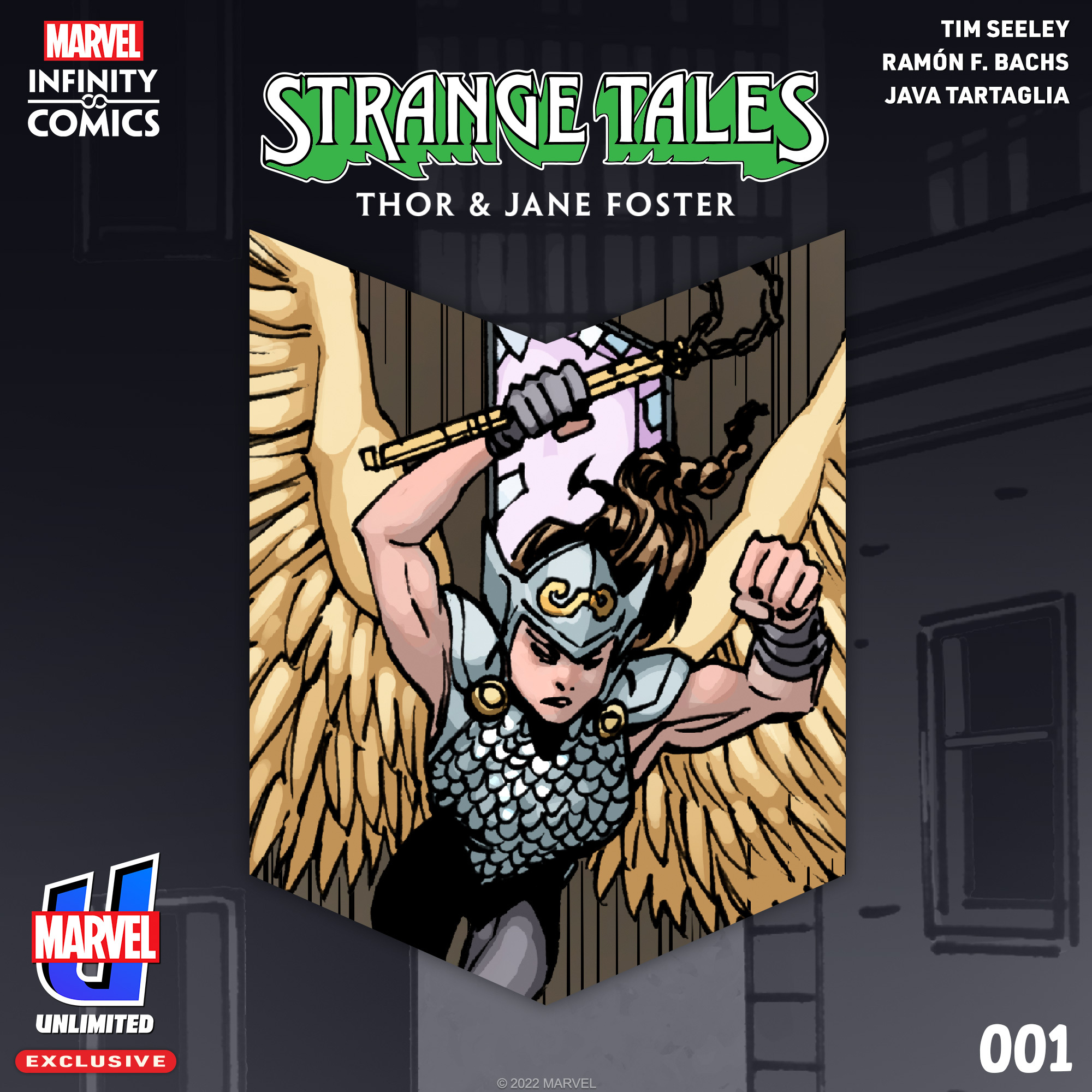 Jane Foster Valkyrie in Strange Tales Thor and Jane Foster Cover