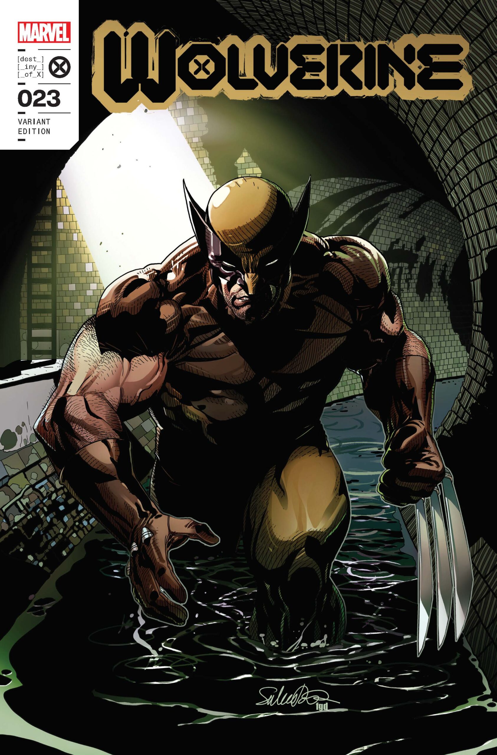 Wolverine in the sewers, A Variant By Salvador Larroca Exclusive At San Diego Comic-Con 2022