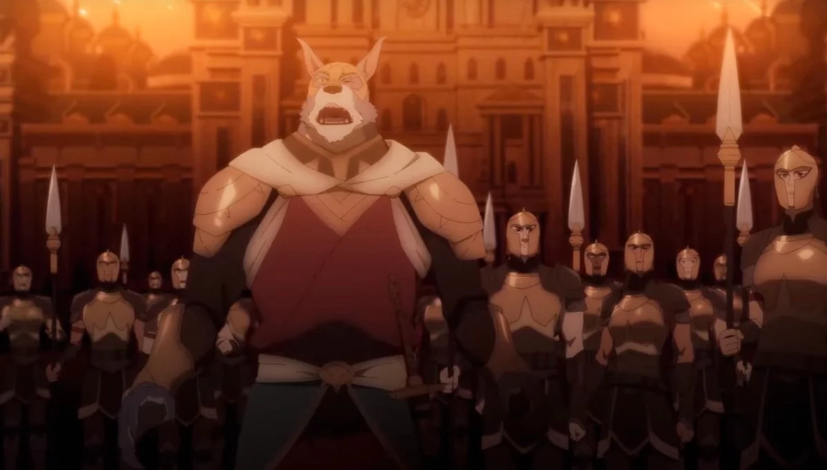 Now that the major is over, here is a friendly reminder for everyone to  watch Dragon's Blood Book 3! The show gets really, really good this season.  Added bonus: this guy did