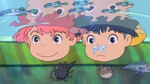 a boy and a girl with their faces in the water looking at fish