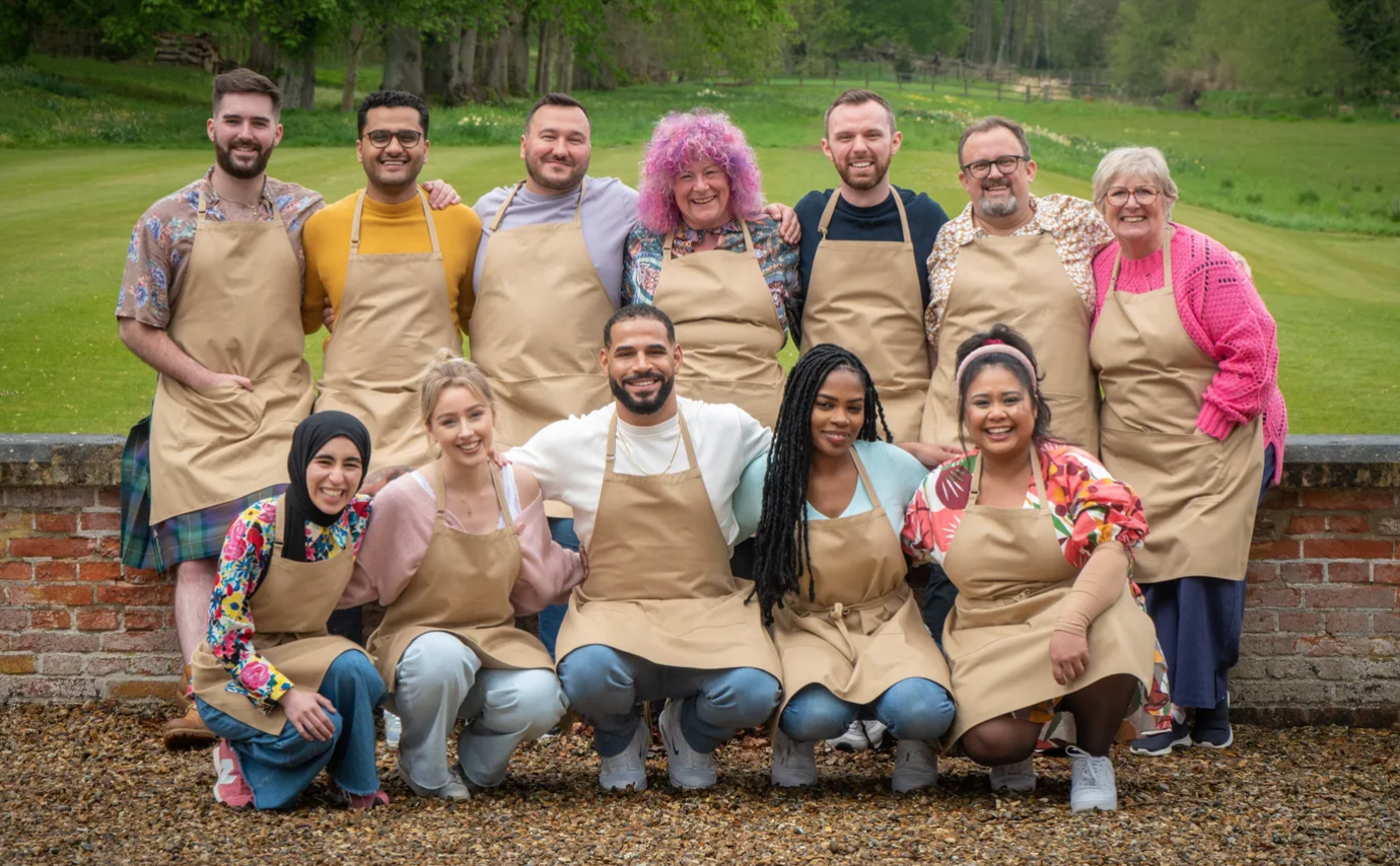 The cast of the Great British Baking Show Season 13