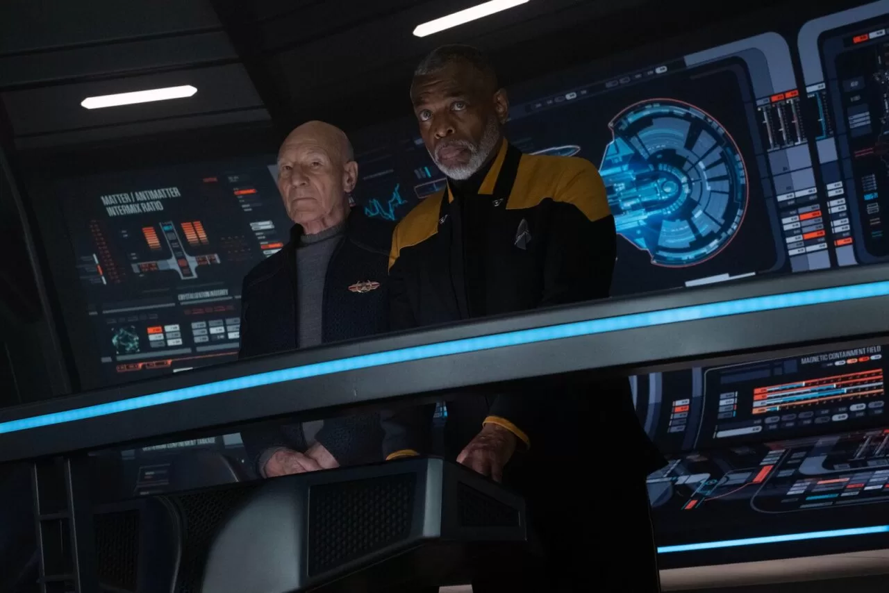 Picard and Geordi