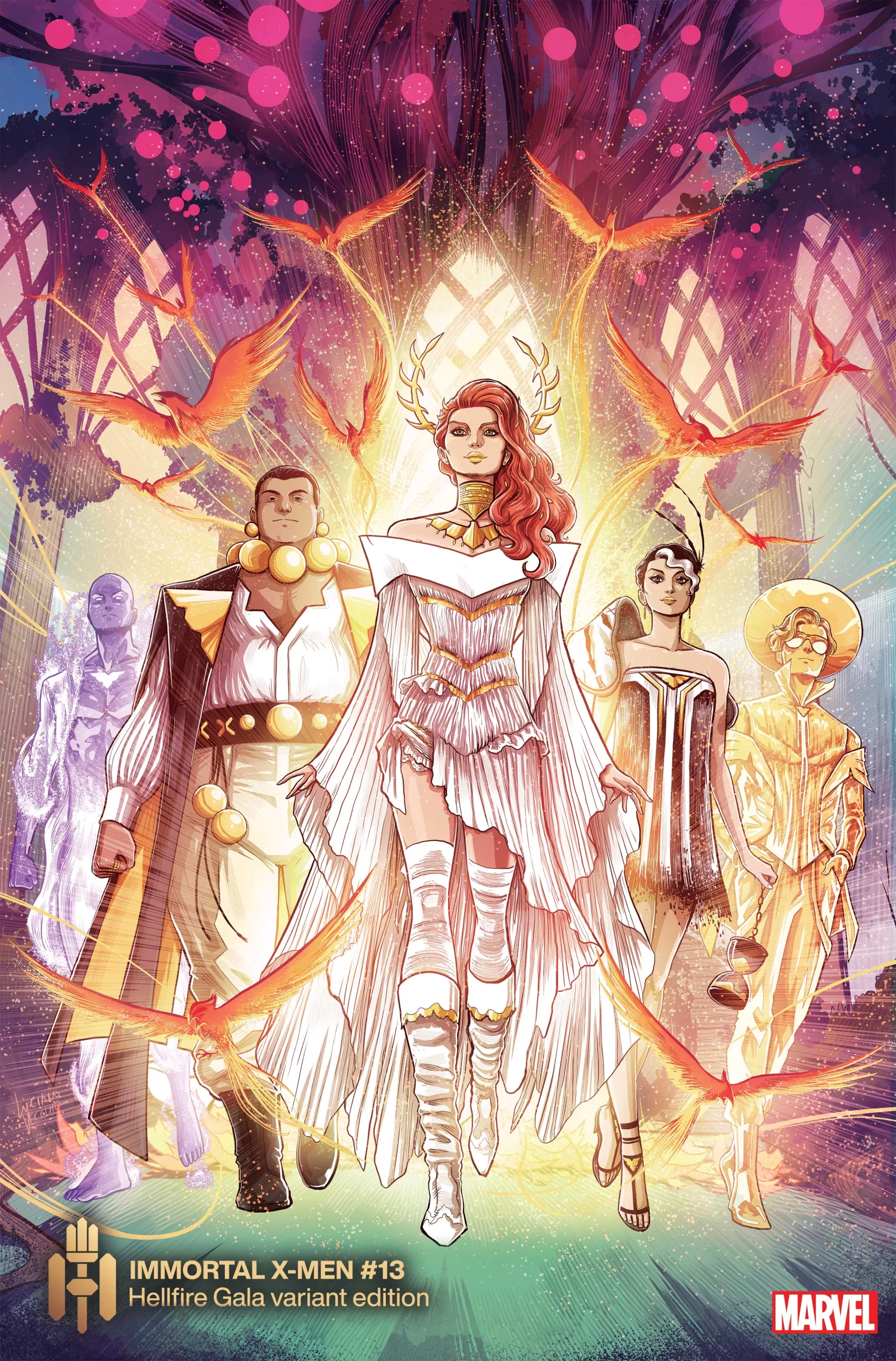 IMMORTAL X-MEN #13 HELLFIRE GALA VARIANT COVER BY LUCIANO VECCHIO