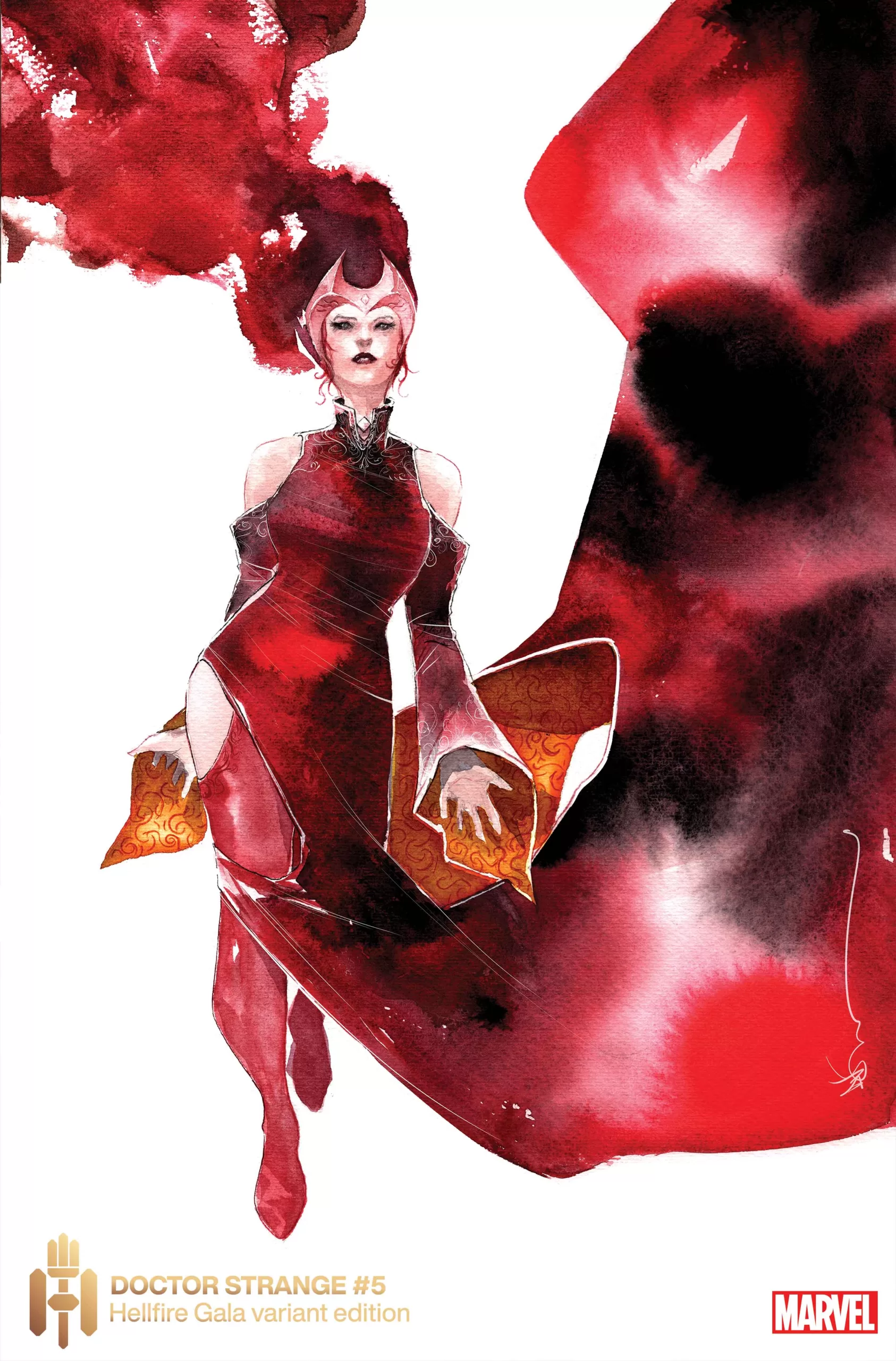 DOCTOR STRANGE #5 HELLFIRE GALA VARIANT COVER BY DUSTIN NGUYEN