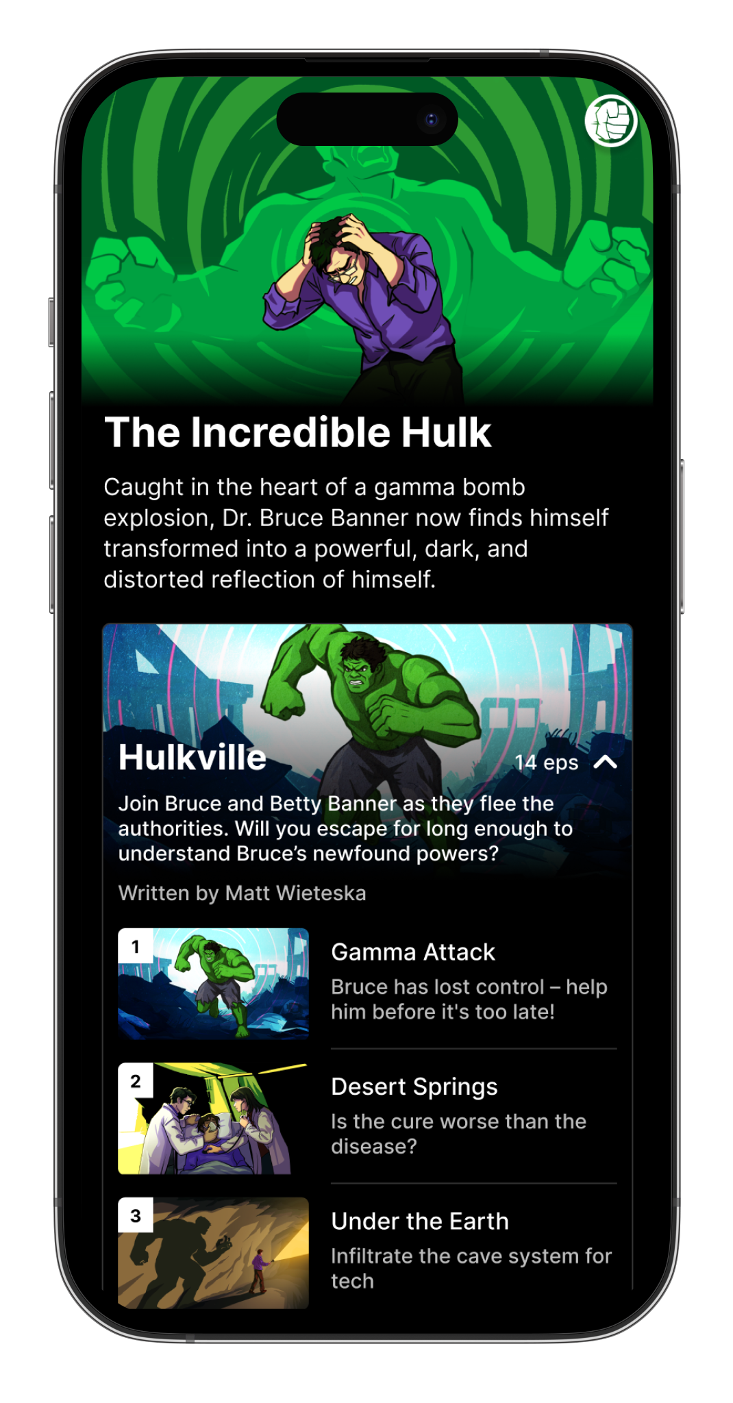 mobile art of hulkville series on Marvel move