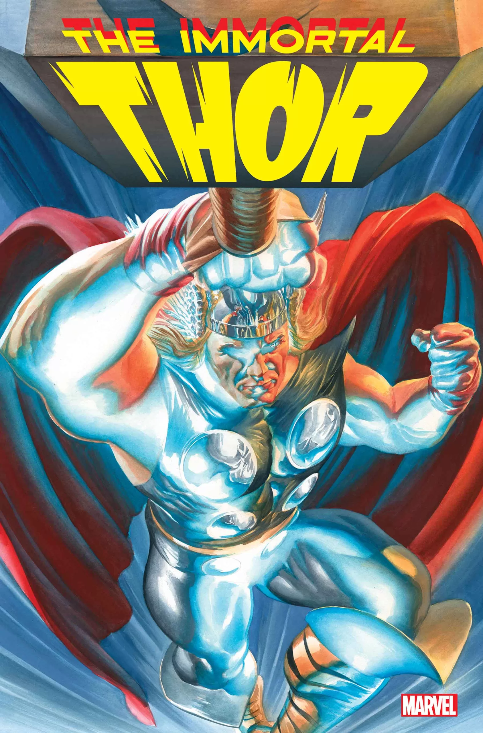 Alex Ross art cover of the immortal thor #1 by Al Ewing