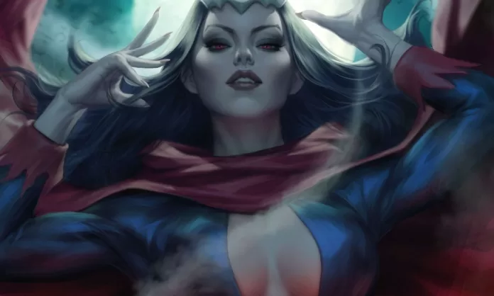 artgerm daughter of dracula cover art for what if...?